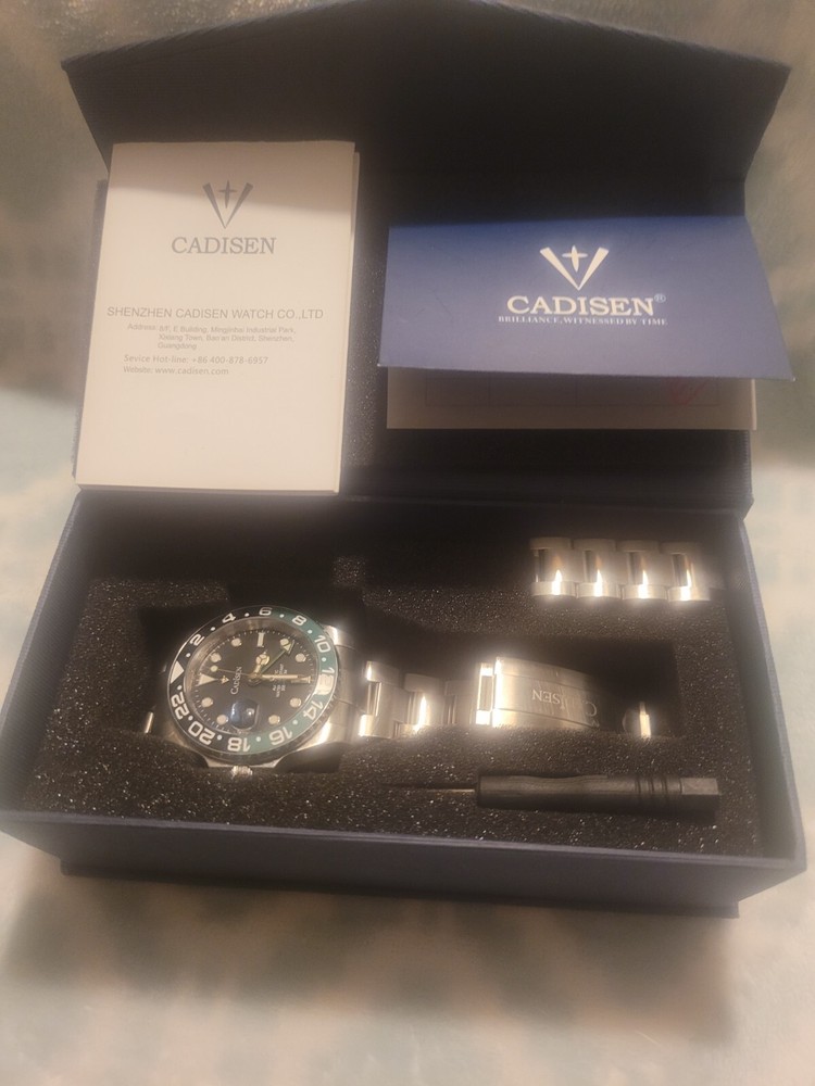 Pair of Gmt Master 2 mens Pagani & Cadisen design watches  Automatic Movement