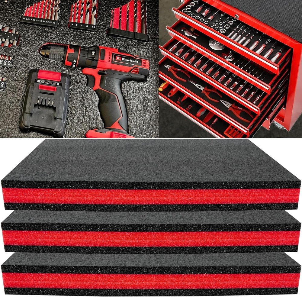 Adjustable Tool Storage Foam Set - 3 Sheets 24