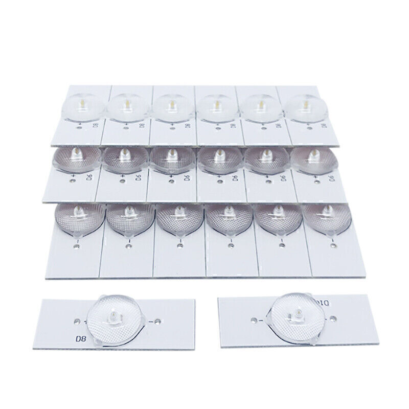 Universal SMD Lamp Beads w/ Optical Lens Fliter For 32-65 inch LED TV Repair