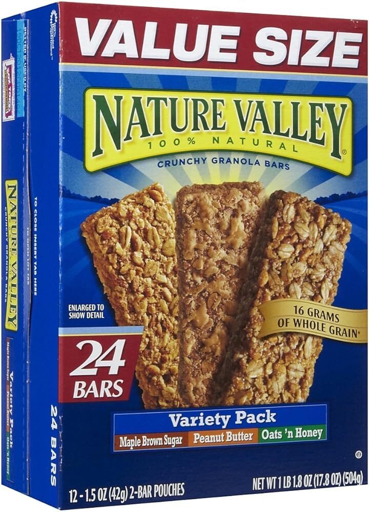 Nature Valley Crunchy Granola Bars, Variety Pack - 0 - 17.8 oz - 24 ct