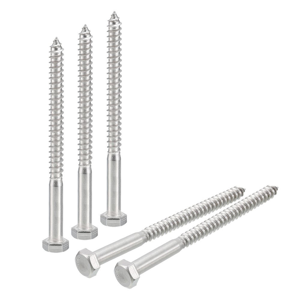 Hex Head Lag Screws Bolts, 20pcs 5/16