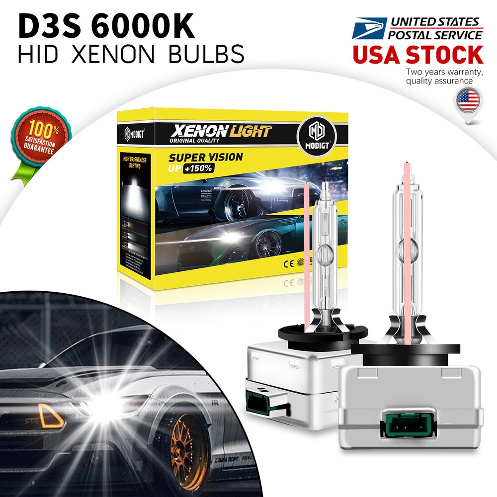 Headlight High or Low Beam For GMC Yukon 2015-2016 D3S HID Xenon Bulb Cold White