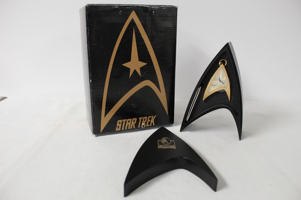 1996 Star Wars Federation Issue Movie TV Gold LI-1435 Fossil Pocket Watch Sci-Fi