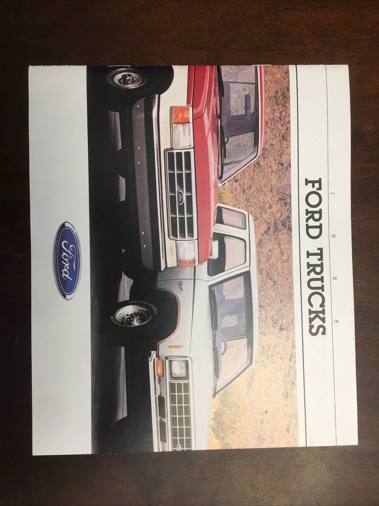 1988 Ford Trucks Sales Brochure F-Series Pickup Bron