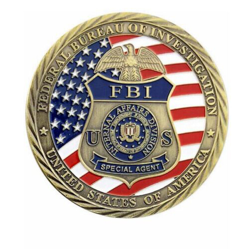 US FBI Challenge Coin Collection Order St Michael Law Enforcement Coin Military
