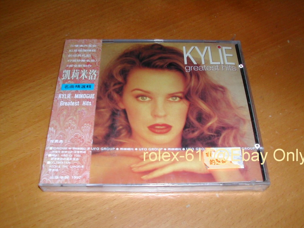 Kylie Minogue Greatest Hits 1992 Version UFO Taiwan Promo Orange OBI CD Sealed