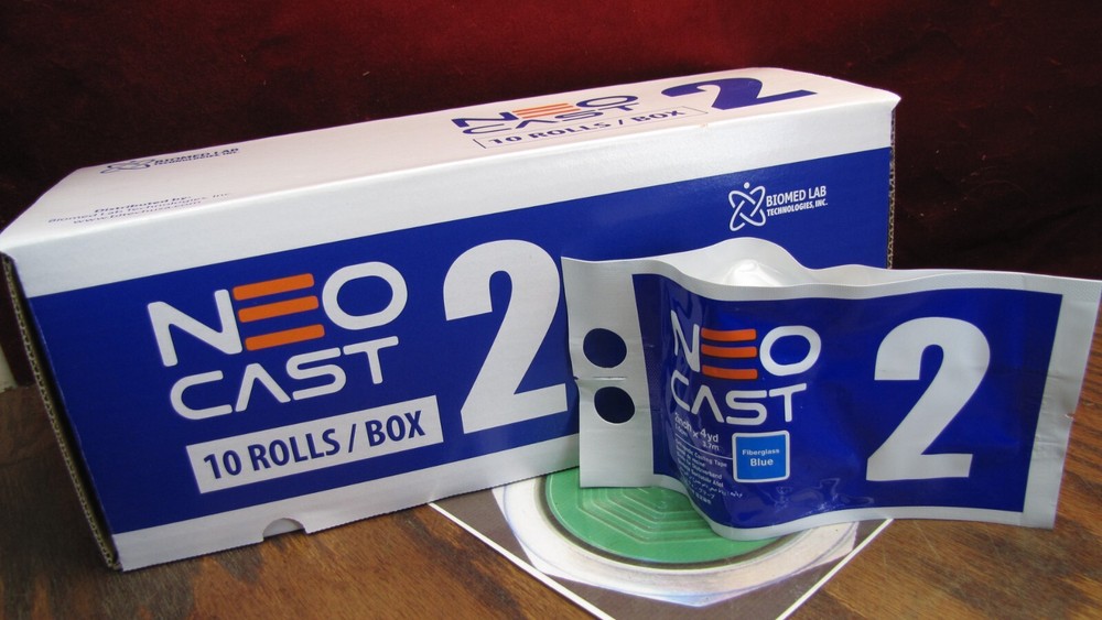 2 Inch Blue Fiberglass Casting Tape – 10 Pack for Splints, Molding & Crafts