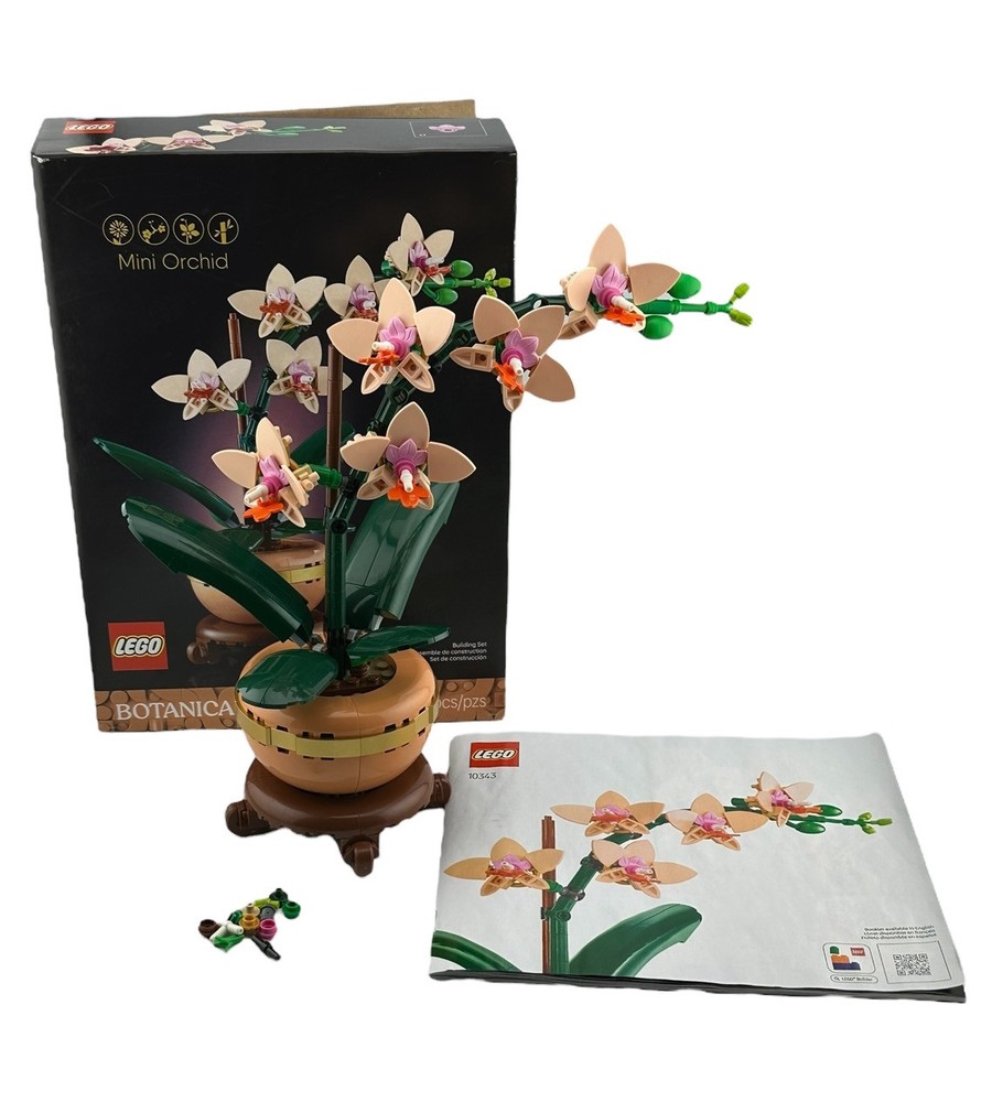 LEGO Botanicals Mini Orchid 10343 Flower Building Kit for Nature Lovers