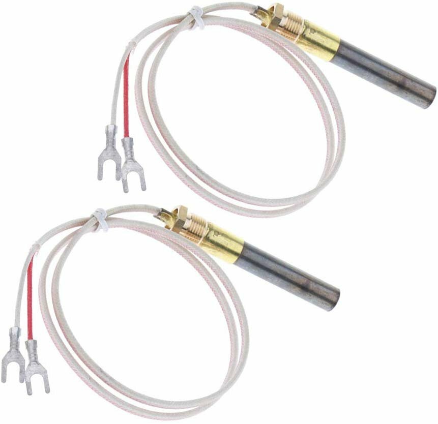 Almencla 2PCS 2ft Gas Fireplace Thermopile Thermogenerator Pilot Generator...
