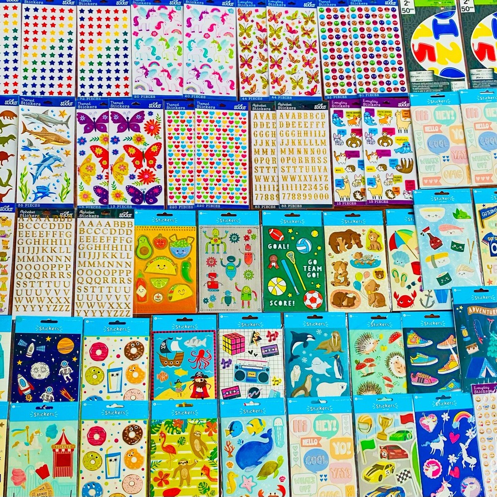 6099+ STICKER Gift Lot Collection | All Themes Seasons Teens Girl Boys Teachers
