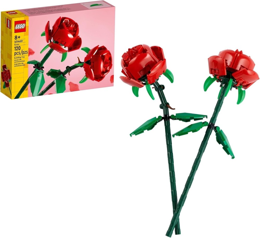 LEGO Roses Building Kit – Perfect Valentine's Gift from Botanical Collection