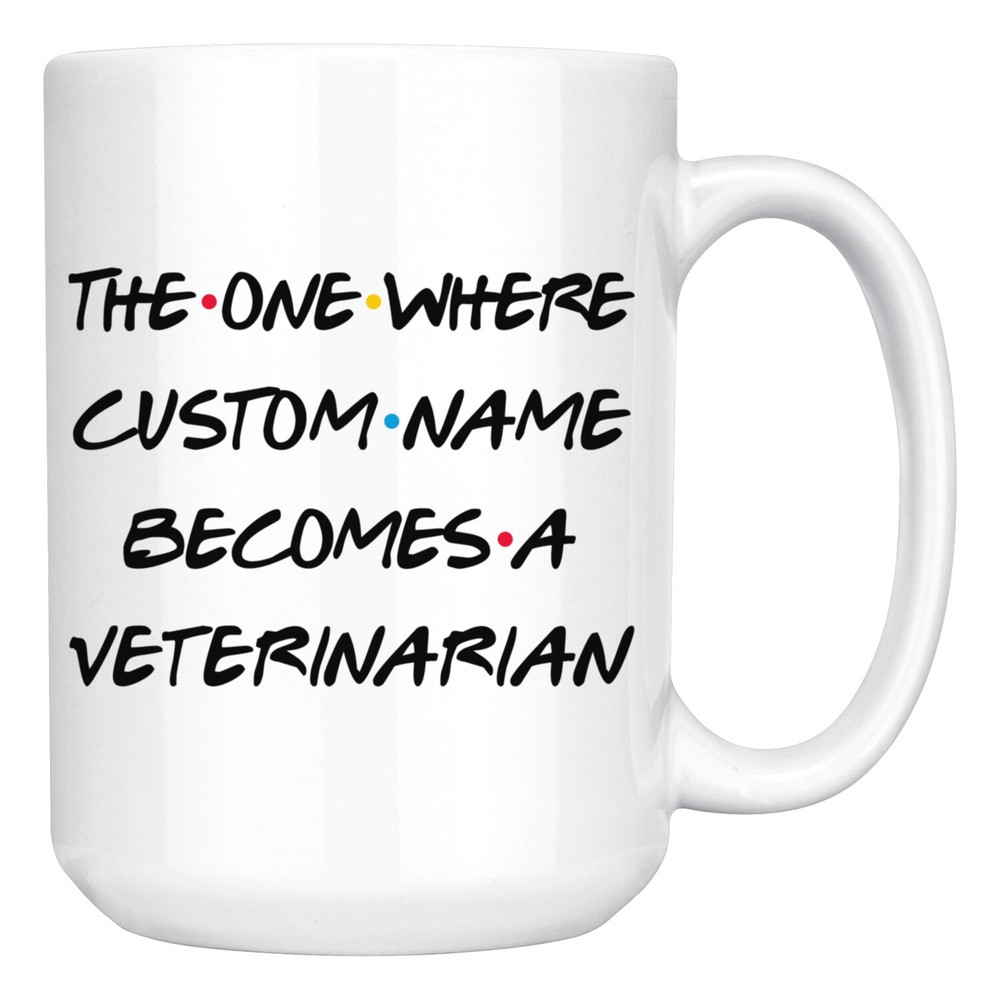 Personalized Veterinarian Job Promotion Coffee Mug, Veterinarian Graduation Gift