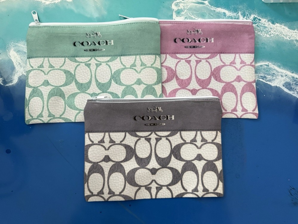 Handmade Vegan Leather Makeup Pouch for Travel & Organizer  