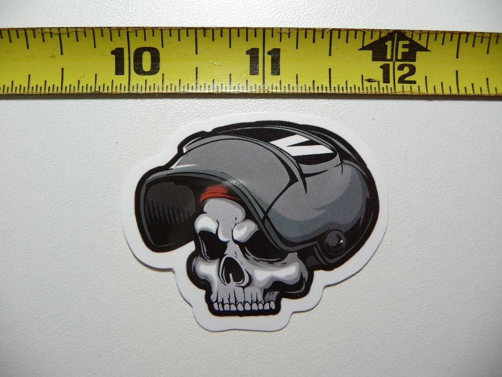 SKULL WITH WELDING MASK WELDER DECAL STICKER JOB WORK OCCUPATION