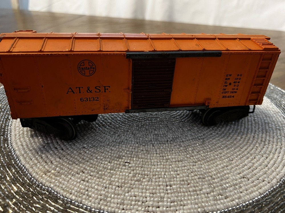Lionel O Scale Santa Fe Automated Box Car 63132 Model Train-image