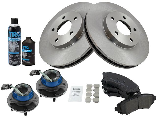 Front Brake Pad and Rotor and Wheel Hub Kit fits Montana 2002-2004 AWD 83RTTG
