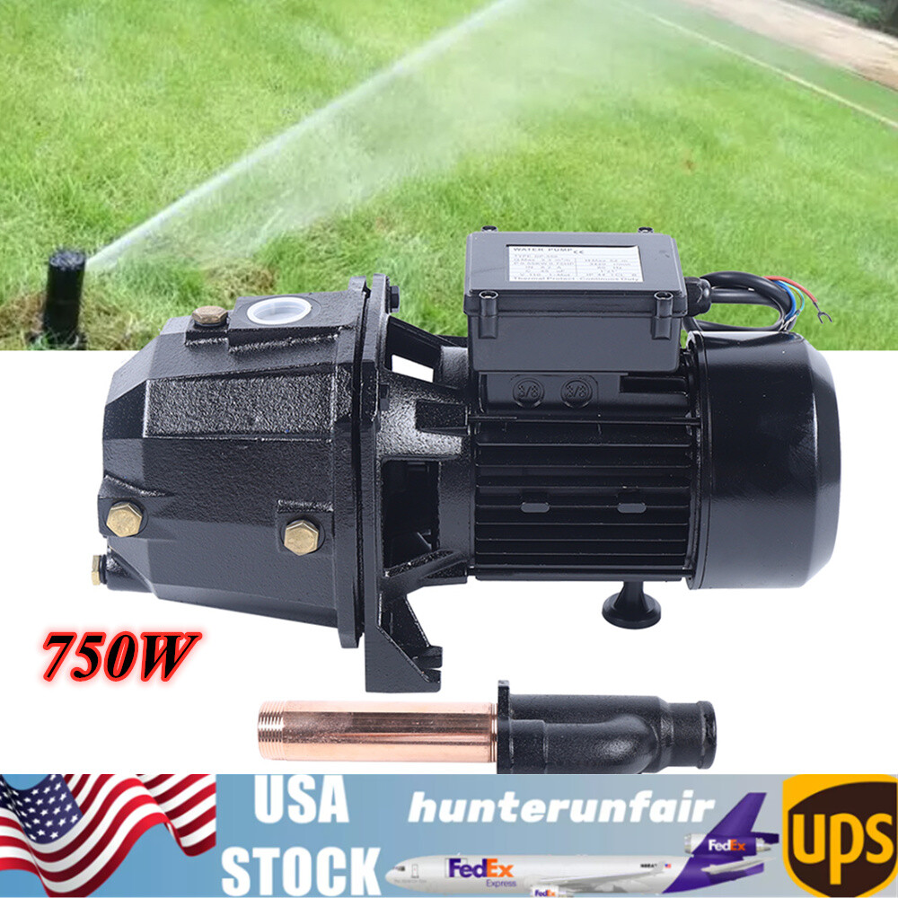 Shallow Well Pump Portable Garden Water Jet Pump 1.1hp 16.7 Gpm  3420 Rpm 750w