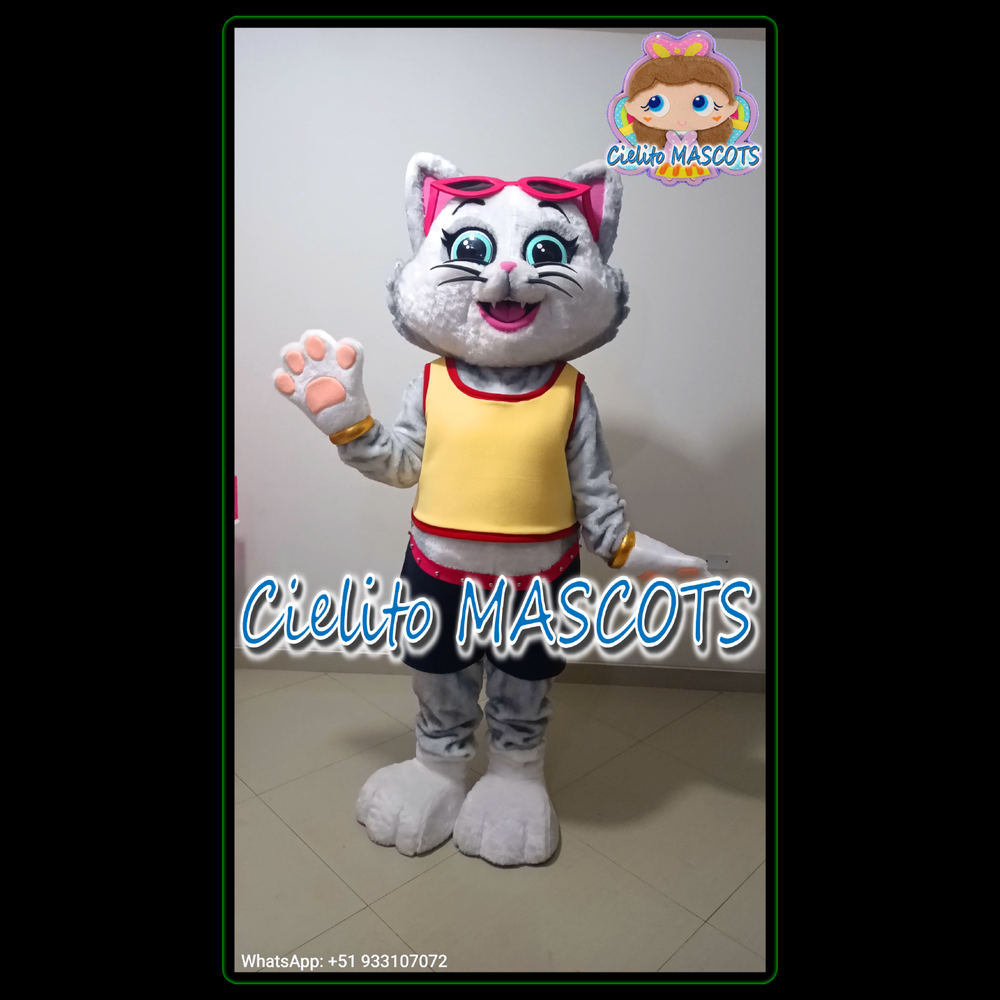 MILADY Mascot Costume 44 cats cosplay botarga halloween cartoon
