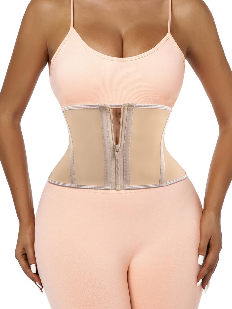Short Torso Underbust Latex Waist Trainer Corset Cincher for Women
