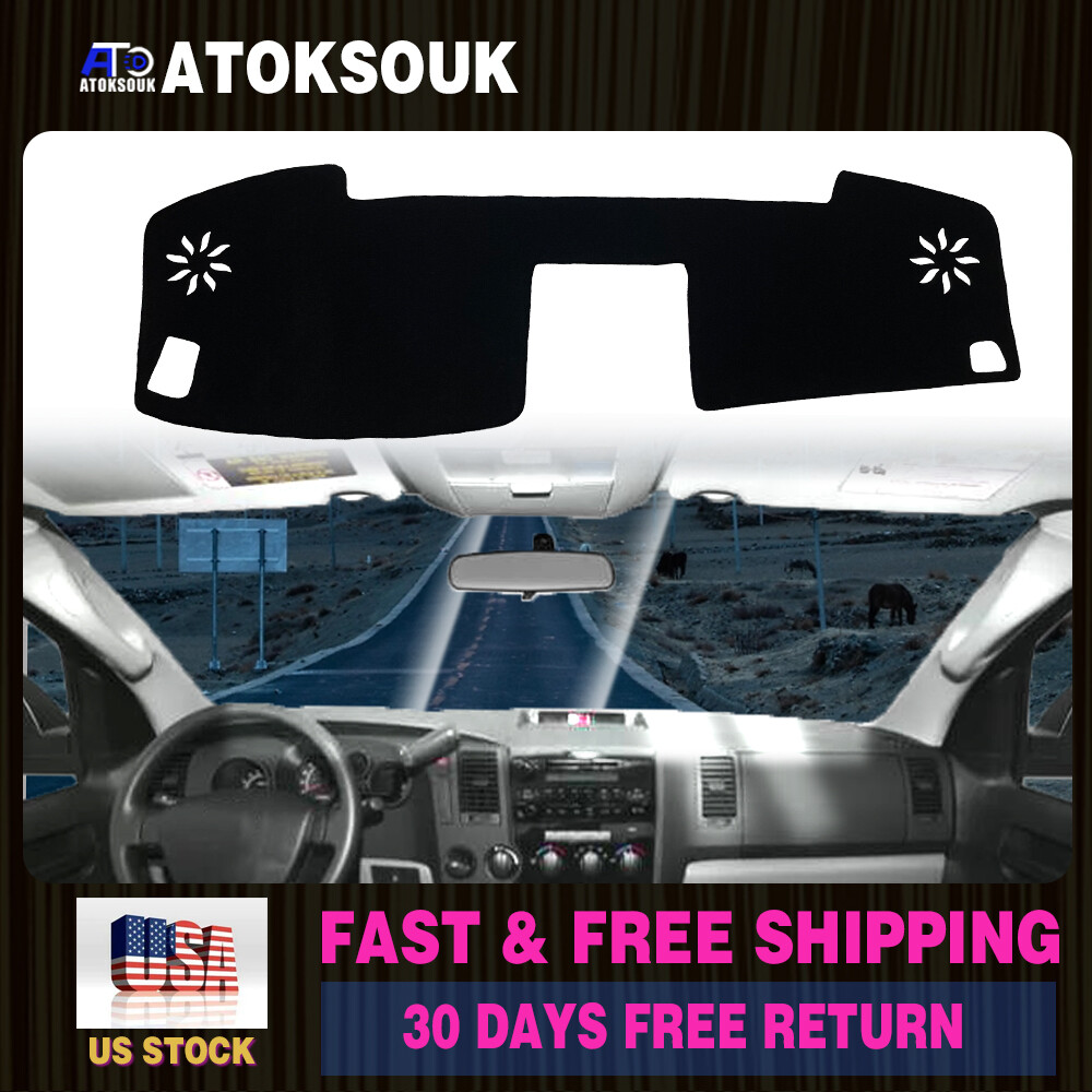 Sun-Proof Dashboard Cover Mat for 2007-13 Toyota Tundra Interior Protection
