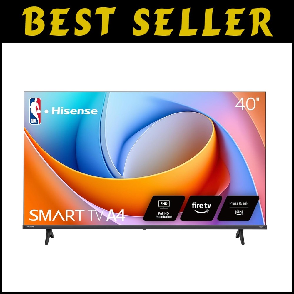 2025 40-Inch FHD Smart TV with Slim Bezel Game Mode Natural Color Enhancer