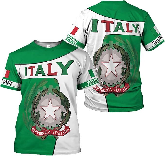 Personalized Italian Pride Tshirt Italy Italia Shirt Italy Map Italia Flag Tee