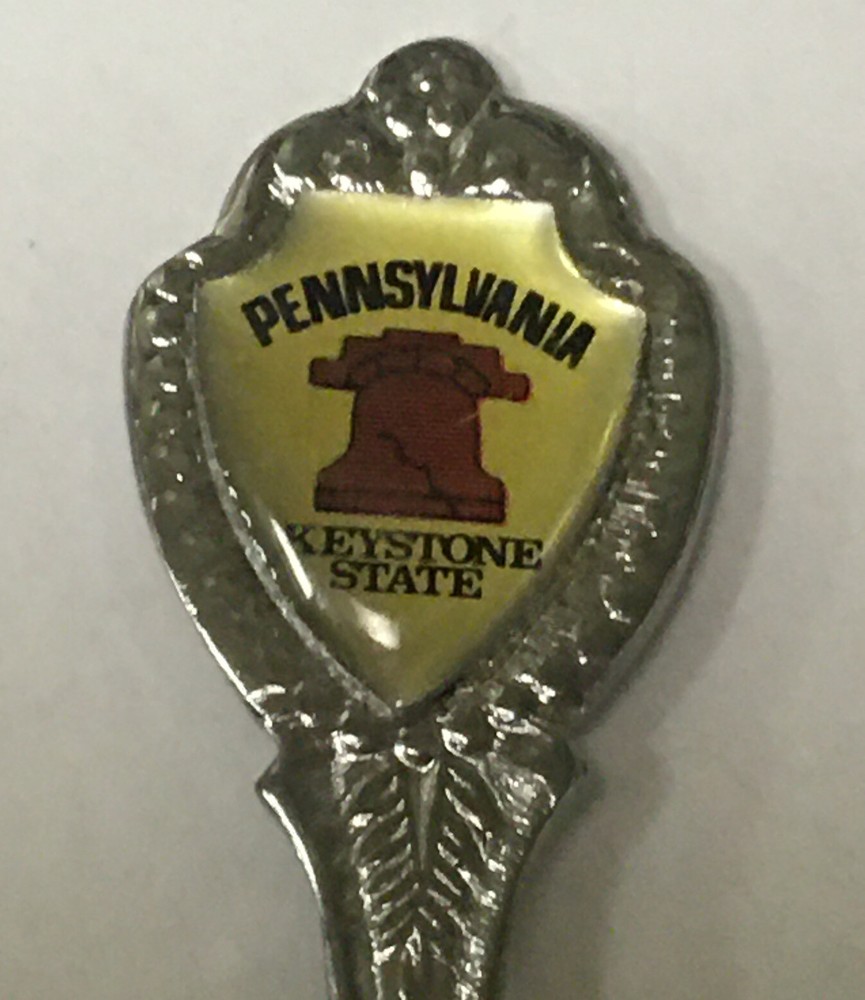Vintage Souvenir Spoon US Collectible Pennsylvania Keystone State