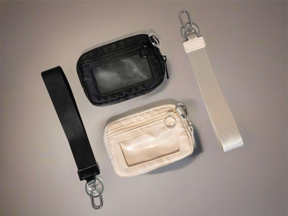 Cute Wristlet Wallet Keychain with Card and ID Holder