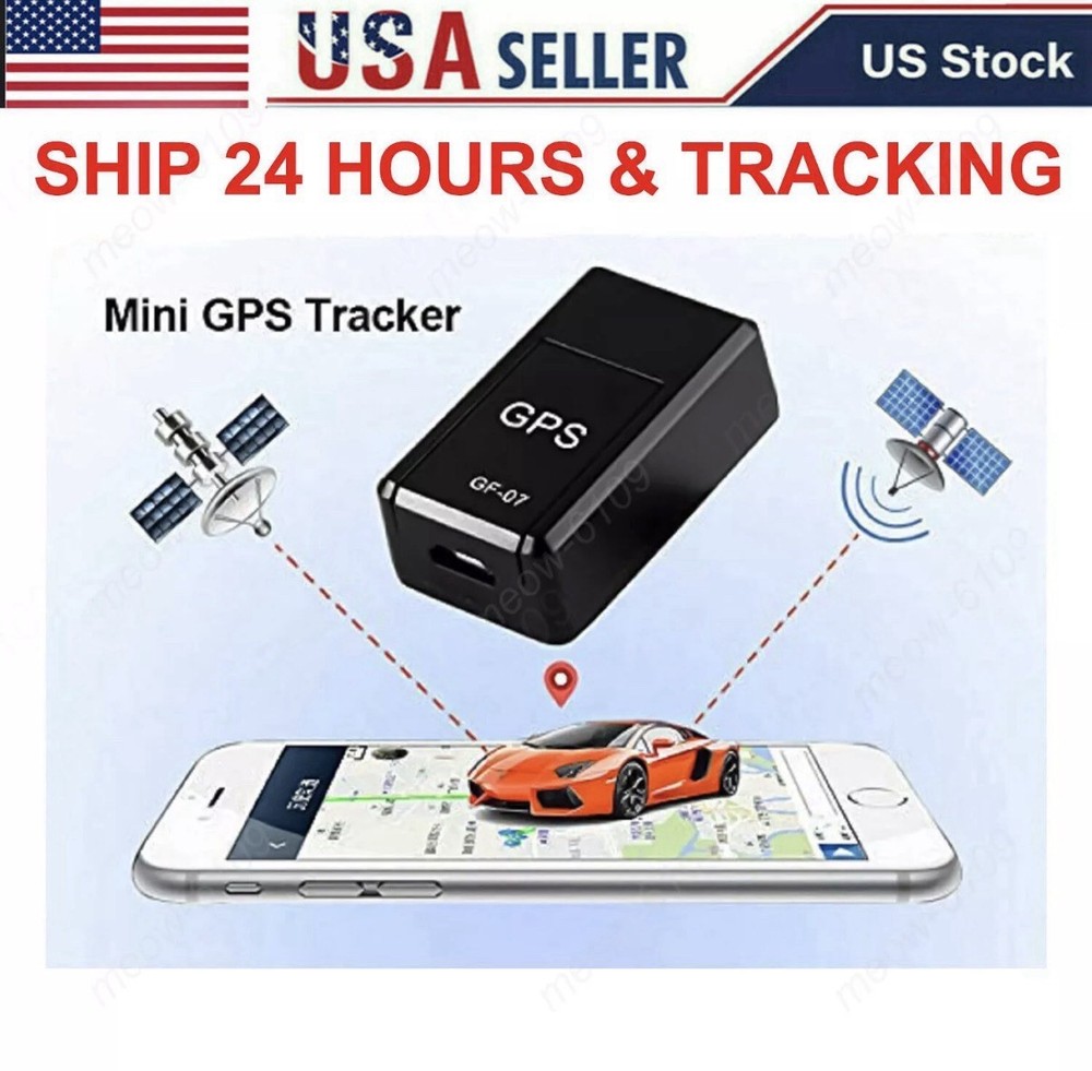 Mini GPS Car Tracker with Real-Time GSM/GPRS Magnetic Tracking US GF07
