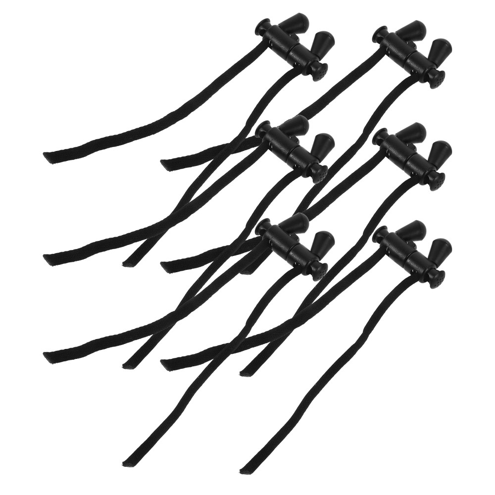 6-Pack U-Shaped Neck Pillow with Adjustable Rope Buckle for Travel & Office