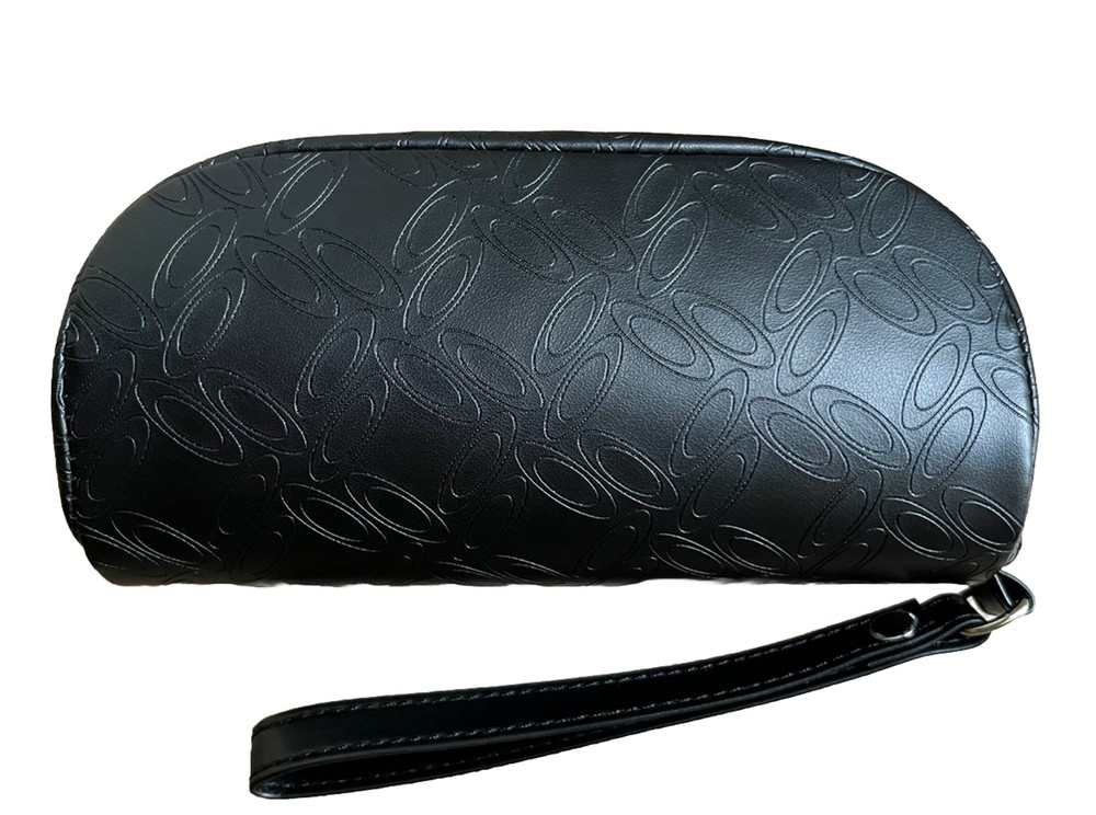 Oakley Black Soft Shell Vinyl Sunglasses Case with Wrist Strap