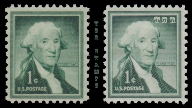 1031& 1031b Washington 1c Wet Dry Print Liberty Issue Variety Set MNH - Buy Now-image