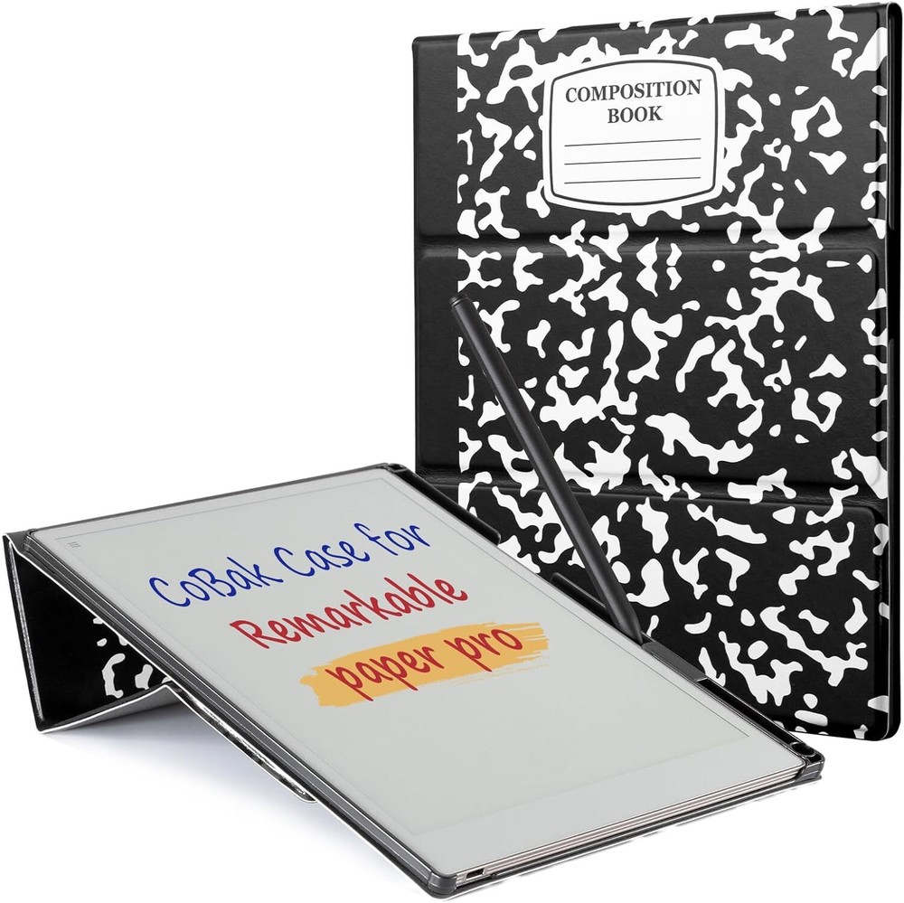 CoBak Protective Case for Remarkable Paper Pro with Pen Holder and Nib Storage Ergonomic Design
