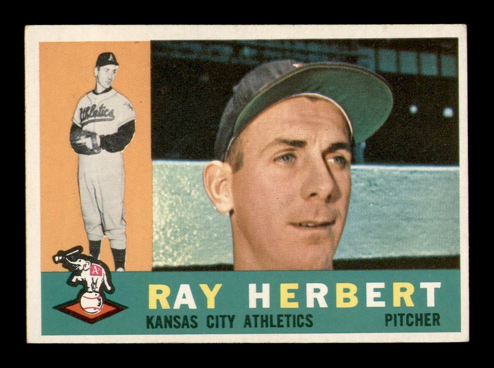 1960 Topps #252 Ray Herbert EX-MINT Baseball Card OBGcards