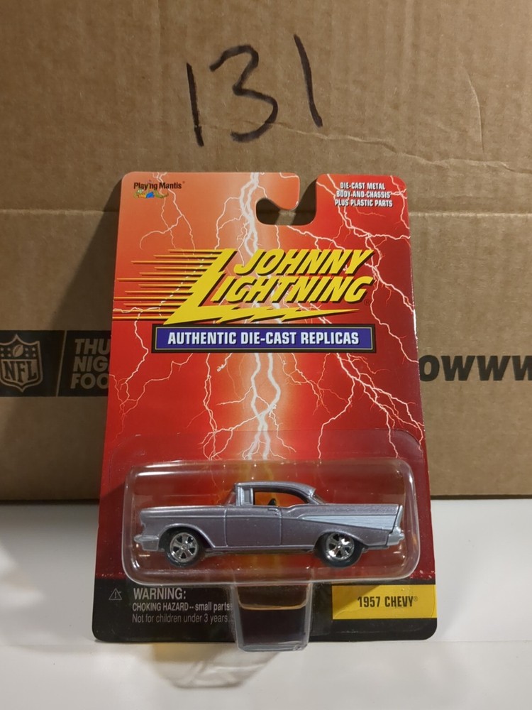 Johnny Lightning Authentic Die-Cast Replicas Light Purple 1957 Chevy NEW