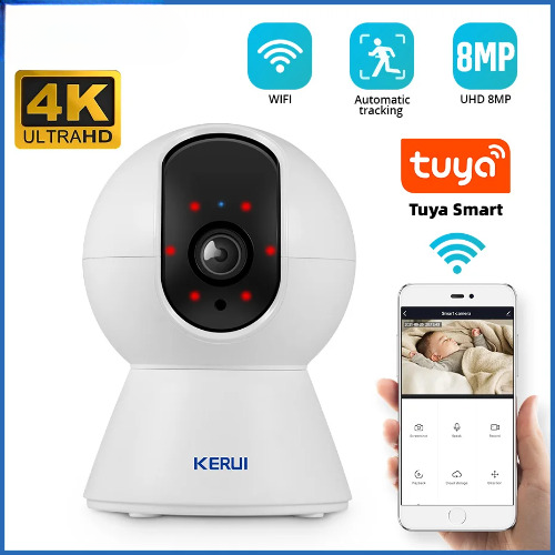5/8MP 4K Smart Mini WiFi IP Cam Wireless HomeSurveillance Camera With Auto Track