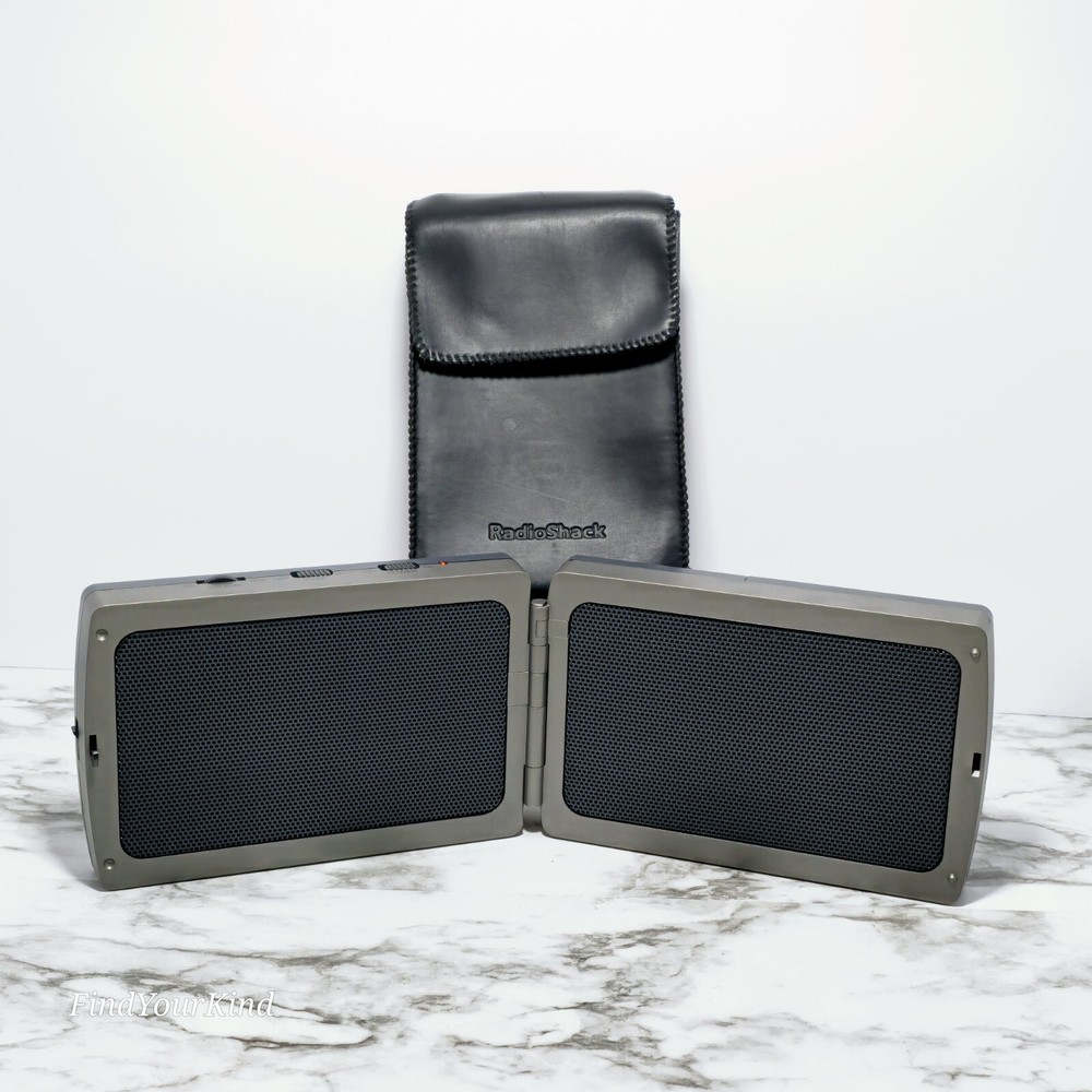 Radio-Shack Portable Amplified Folding Speaker  40-1430 Radioshack Tandy 2003