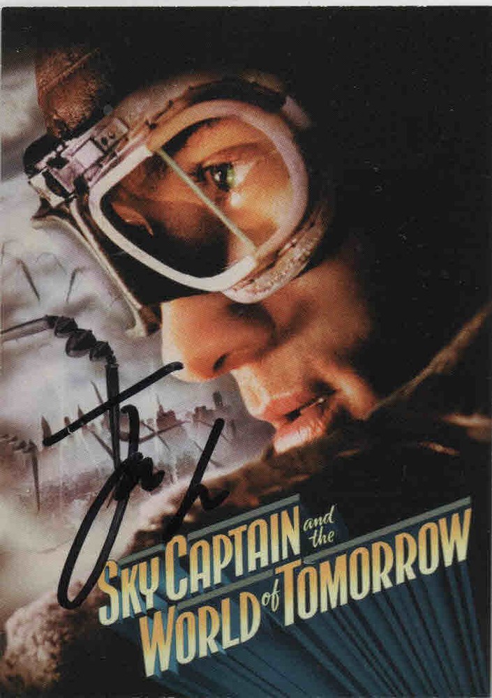 JUDE LAW - Sky Captain and the World of Tomorrow - Autograph Trading Card