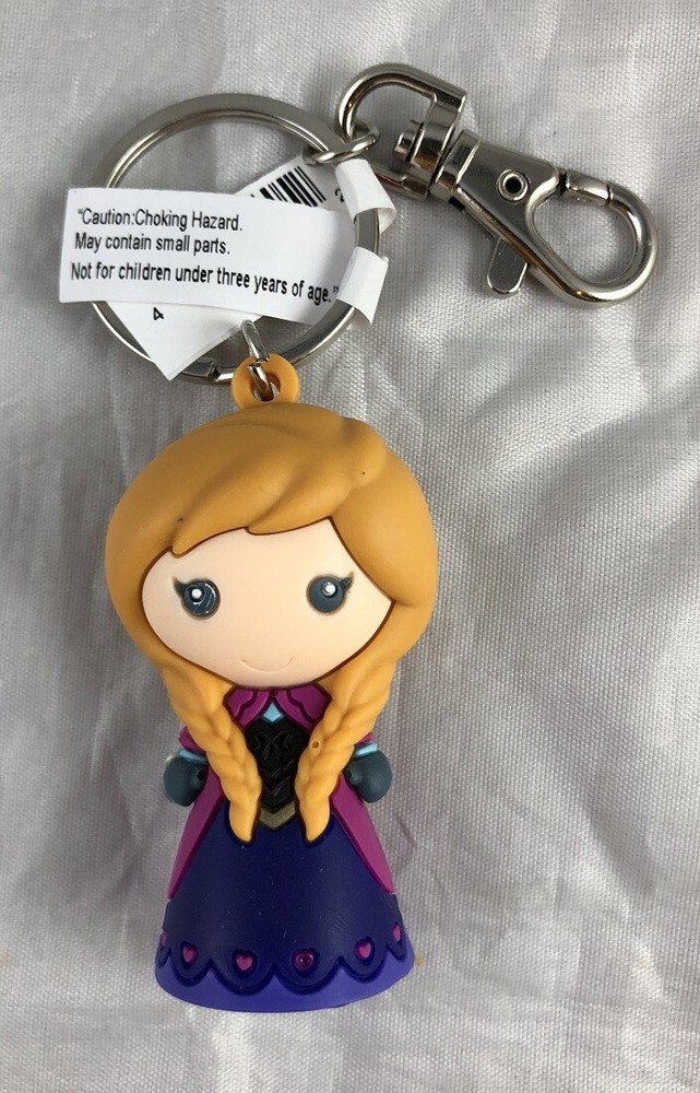 Disney Parks Anna Frozen Cuties Kawaii Figurine Keychain PVC - NEW