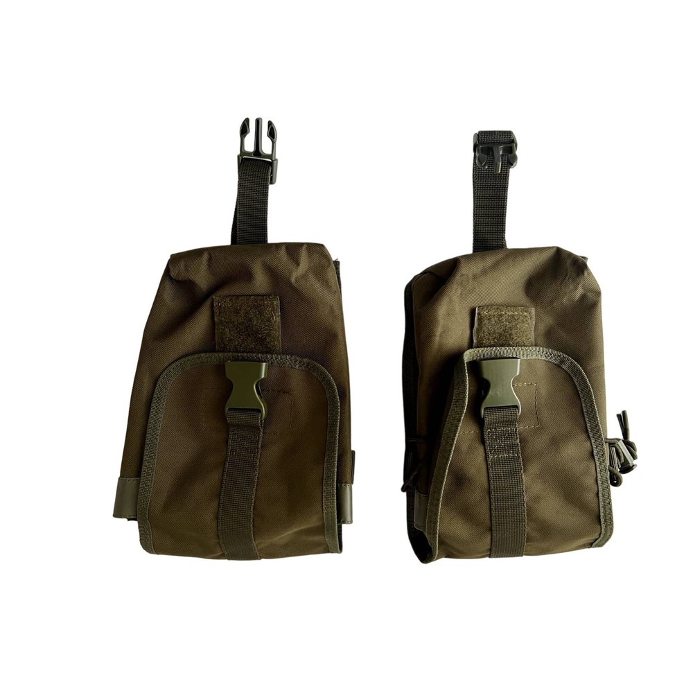 Military Green Pouches Unused Surplus For Canteens Supplies Gear