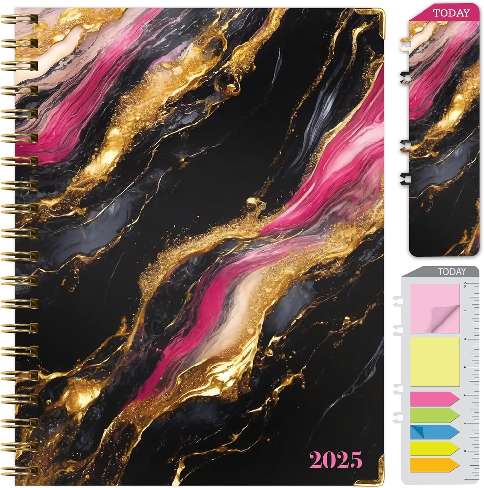 2025 Hardcover Planner, 14 Months (Nov 2024 - Dec 2025), Daily Weekly Monthly