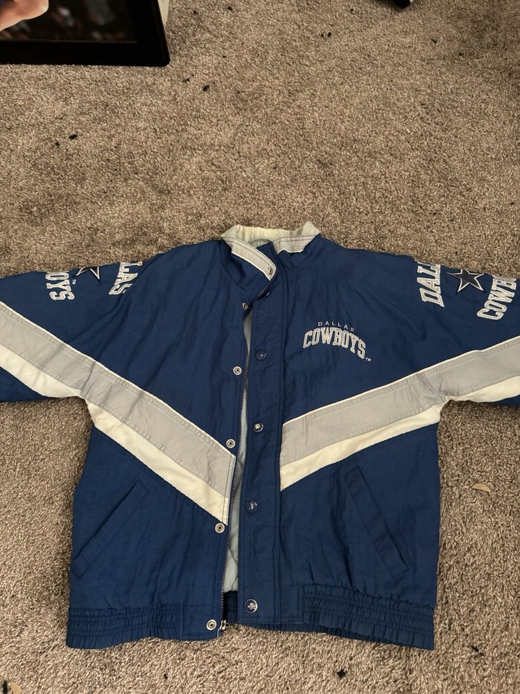 VINTAGE DALLAS COWBOYS PROLINE STARTER JACKET SIZE LARGE