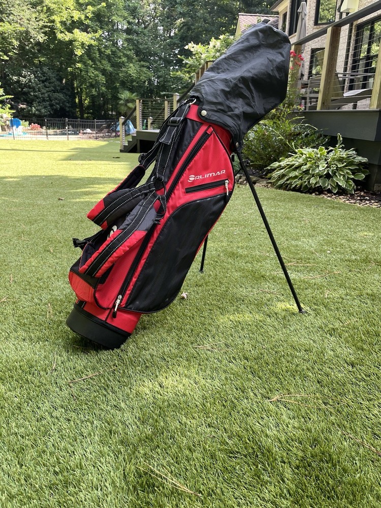 Orlimar SRX5.6 Golf Stand Bag 5 Way Top Dividers Lightweight 6 Pockets Red&Black