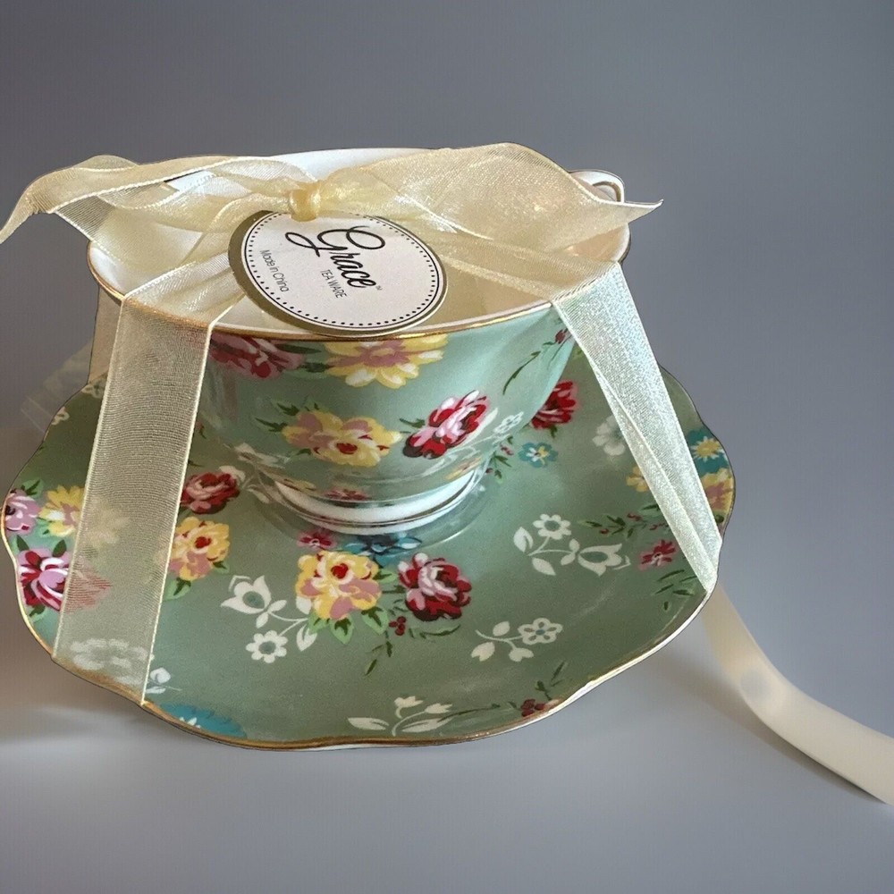 grace teaware tea cup and saucer