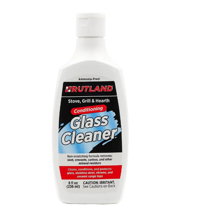 Rutland Stove Grill and Hearth Glass Cleaner 8 oz NEW Ammonia-free New Fast Ship