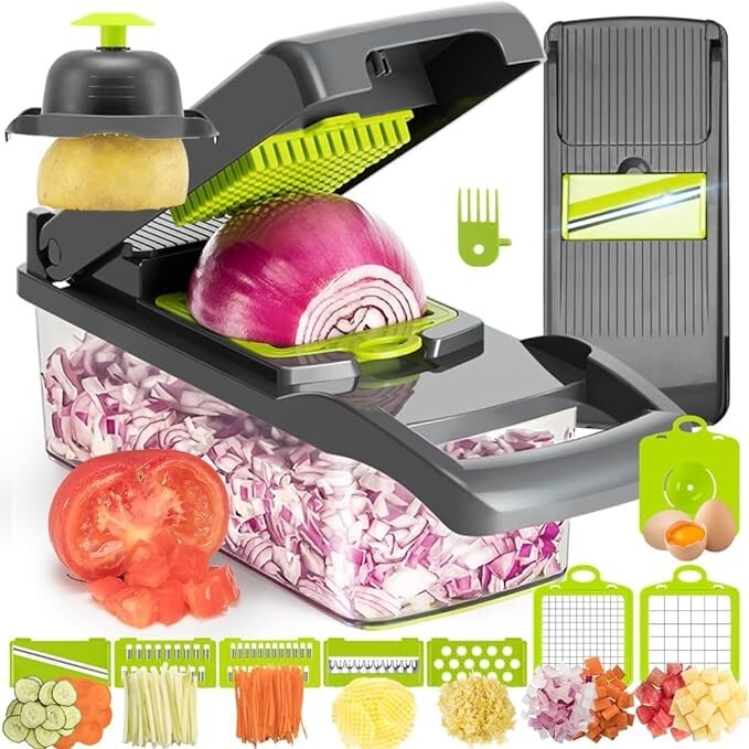 Vegetable Fruit Chopper Cutter Food Onion Veggie Dicer Slicer Kitchen