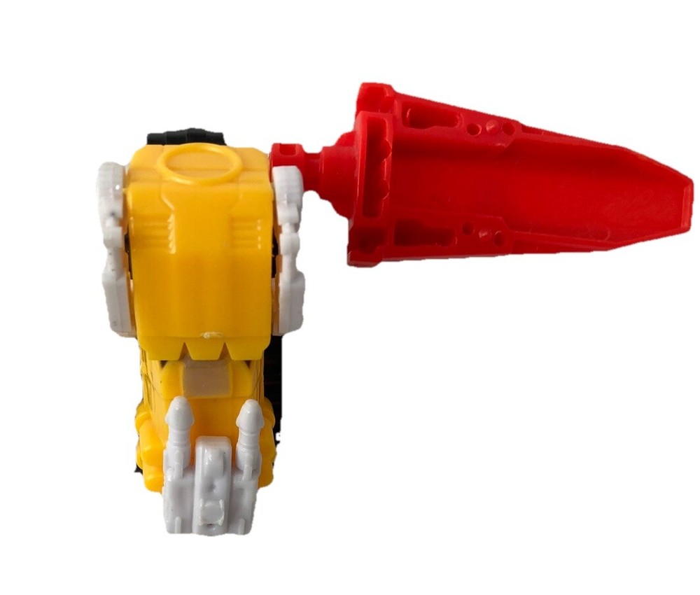Vibrant 4-Inch Yellow Red White Transformer Action Figure Toy