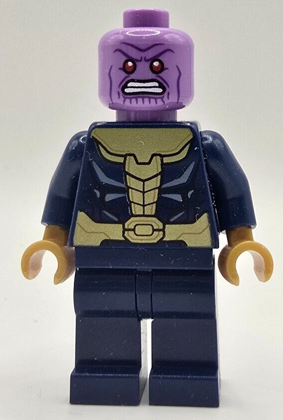 LEGO Marvel Super Heroes Thanos Dark Blue Legs Minifigure Minifig sh0761 Used