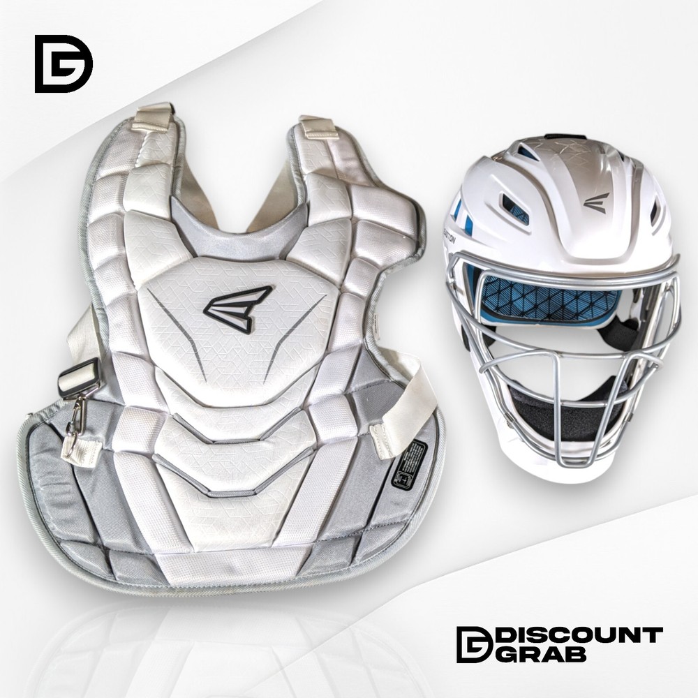 Easton Gametime Elite3 White Catcher’s Helmet Small (6.5