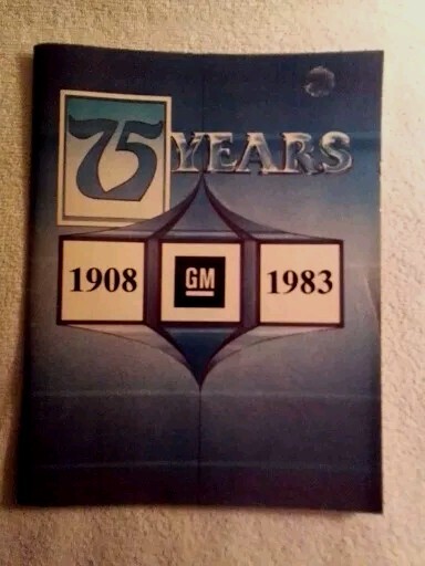 VTG- GM General Motors 75th. Anniversary 1984 Magazine (1908-1983)  Collectable